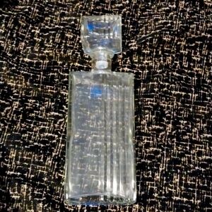 Vintage MCM Glass Liquor Decanter with Topper